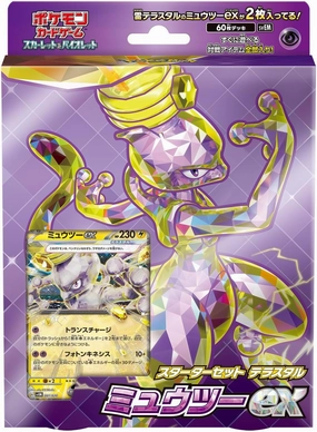 "Pokemon Card Game Scarlet & Violet" Starter Set Terastal Mewtwo ex Collector's Series Opening Collectible Series Opening
