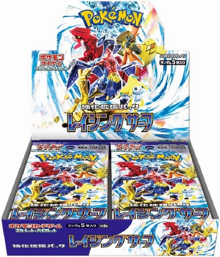 Hidden Find Display "Pokemon Card Game Scarlet & Violet" Strengthening Expansion Pack Raging Surf