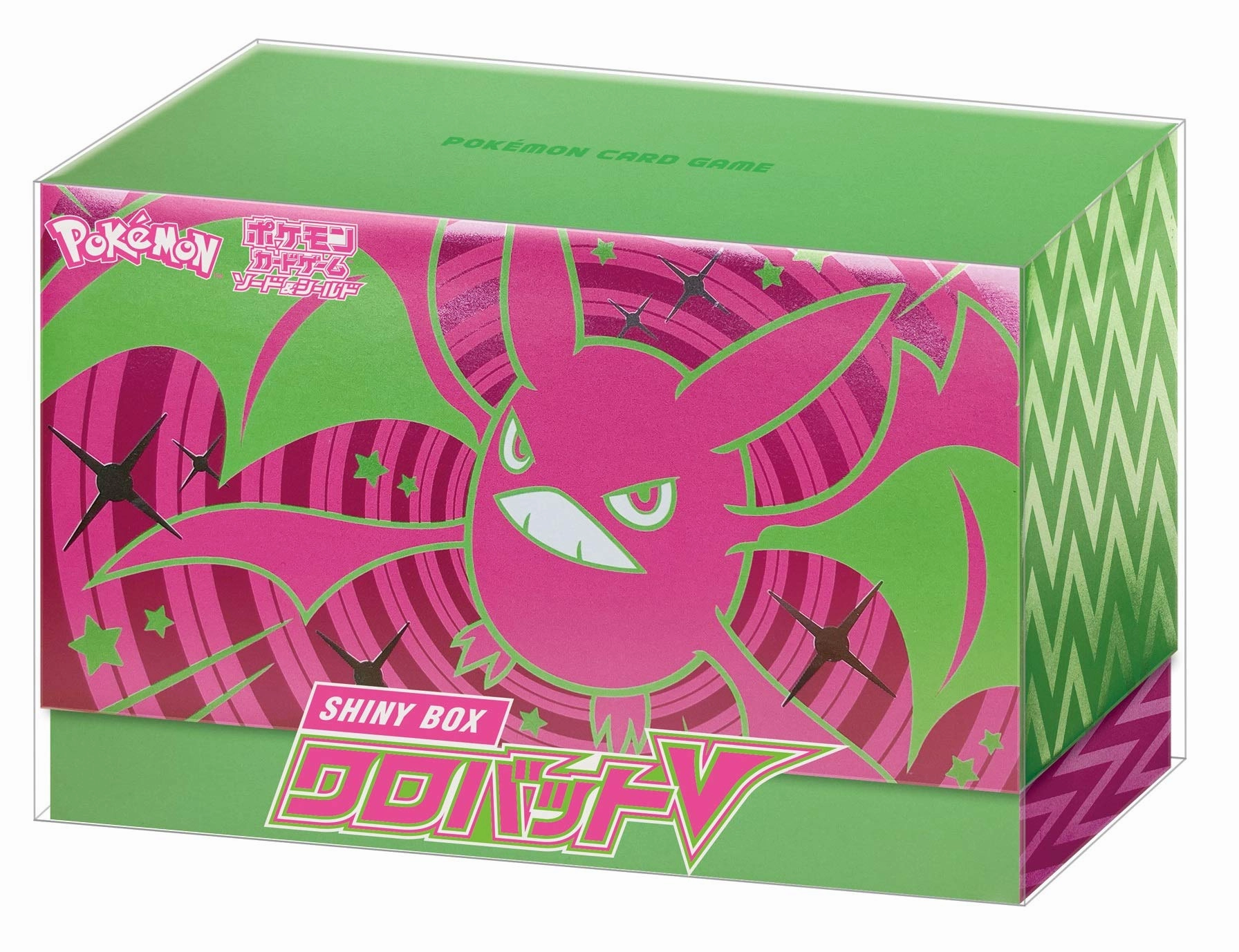 "Pokemon Card Game Sword & Shield" Shiny Box Crobat V Toy Find Series
