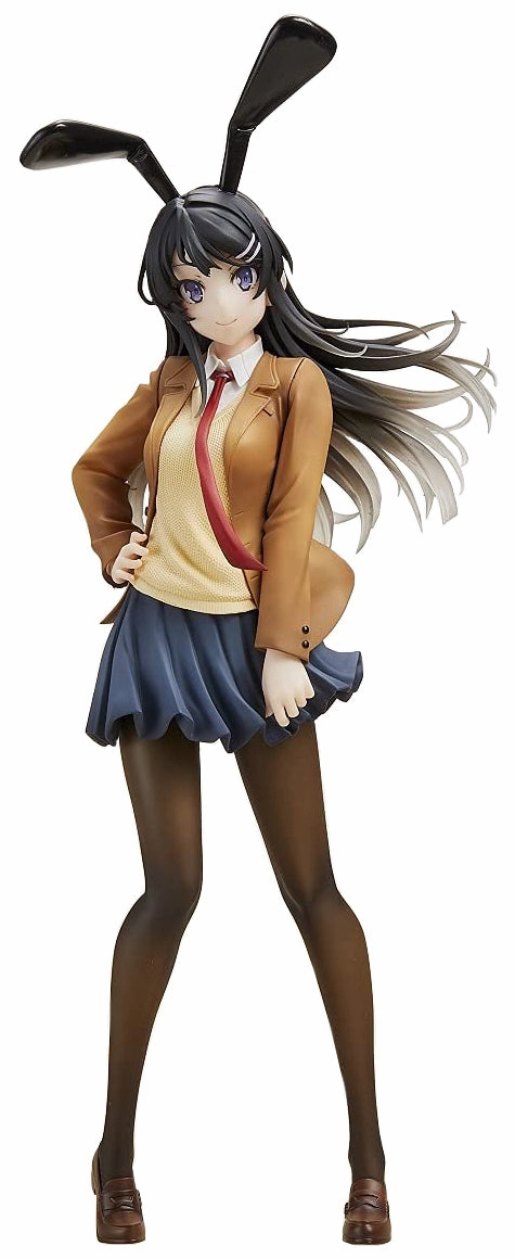 Designer Sculpture "Rascal Does Not Dream of Bunny Girl Senpai" Coreful Figure Sakurajima Mai Uniform Bunny Ver.