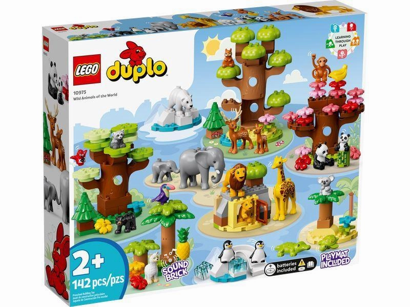Glass Art LEGO DUPLO 10975 Wild Animals of the World
