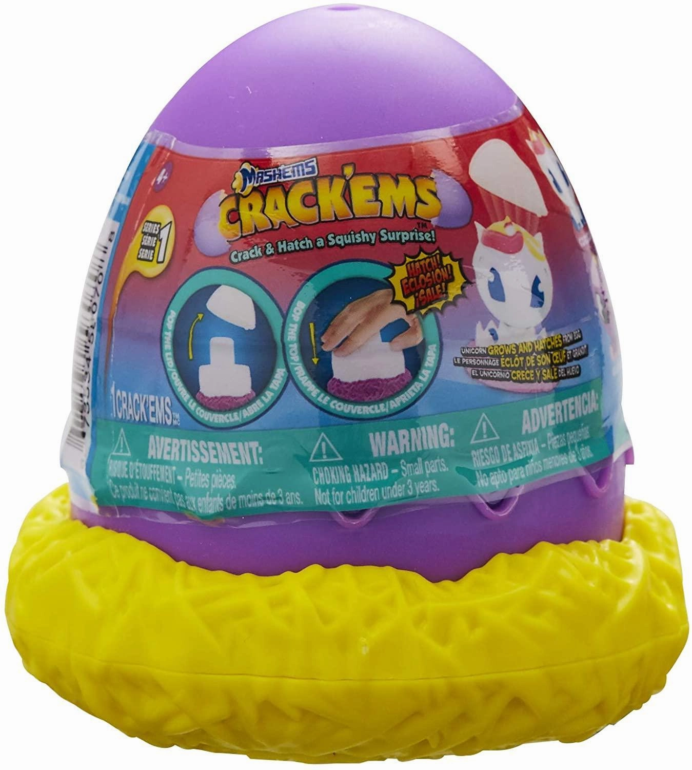 Collecting Community Mashems Hatchems Figure Crack And Hatch A Squishy Surprise - Assorted