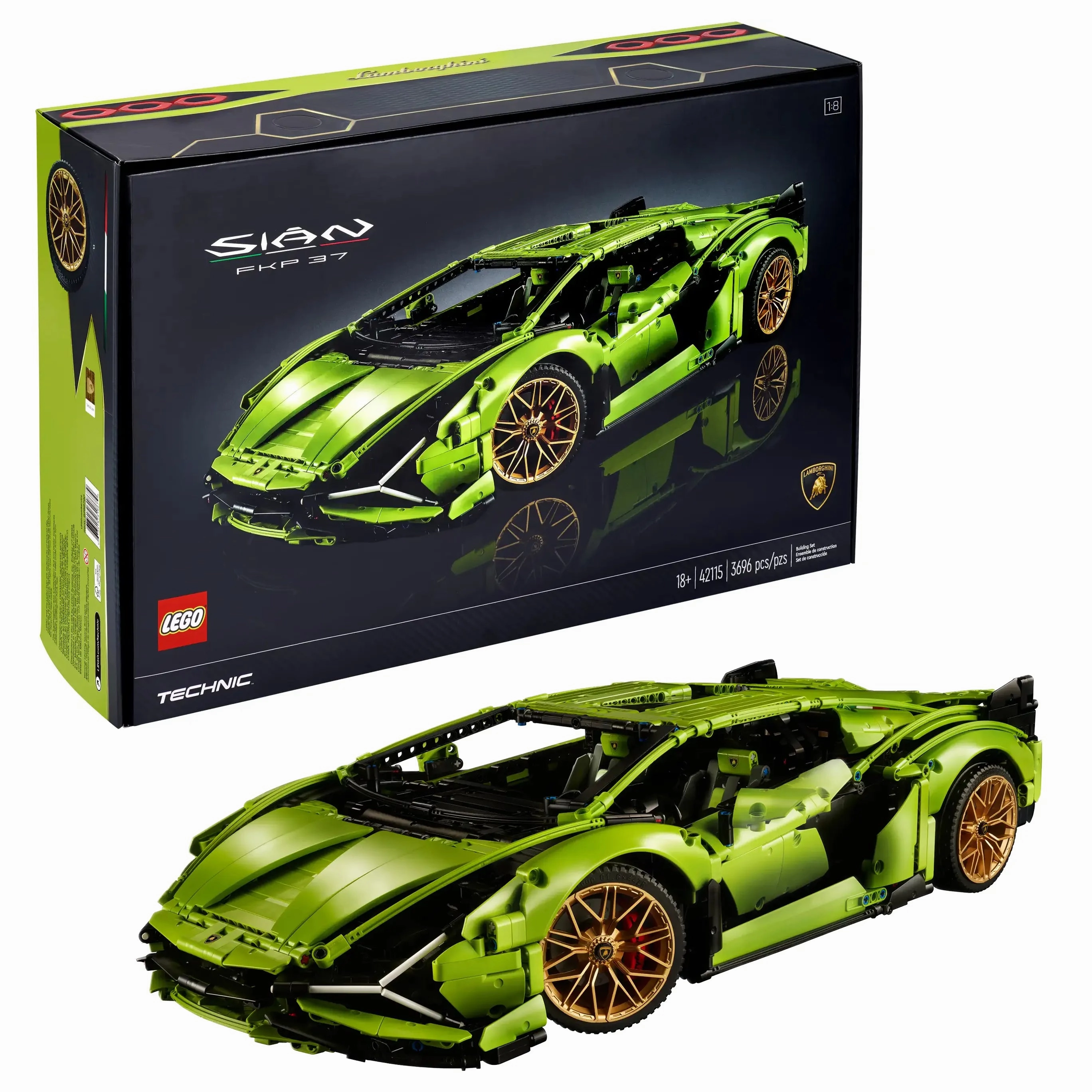 LEGO TECHNIC 42115 Lamborghini Si??n FKP 37 Race Car Model Indie Game