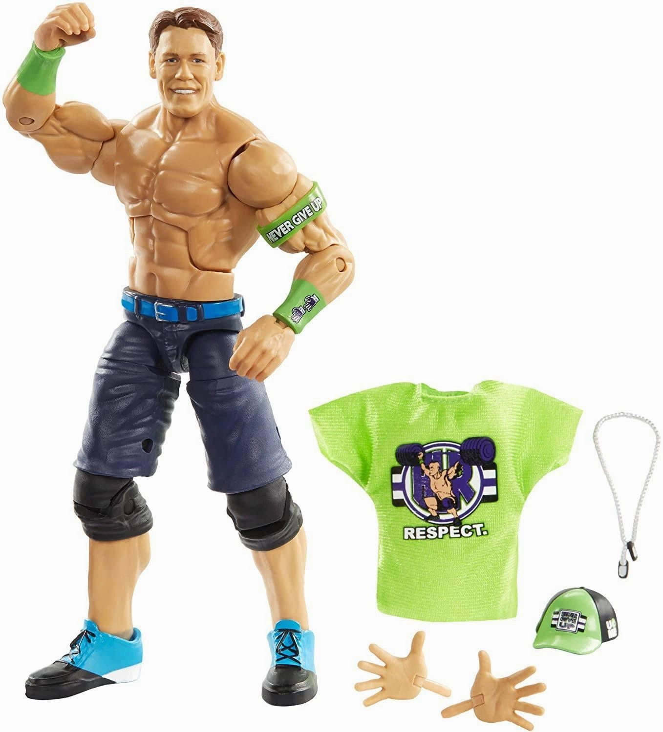 Satchel Artist Fantastic Four WWE GCL61 Elite Collection John Cena Deluxe Action Figure with Realistic Facial Detailing