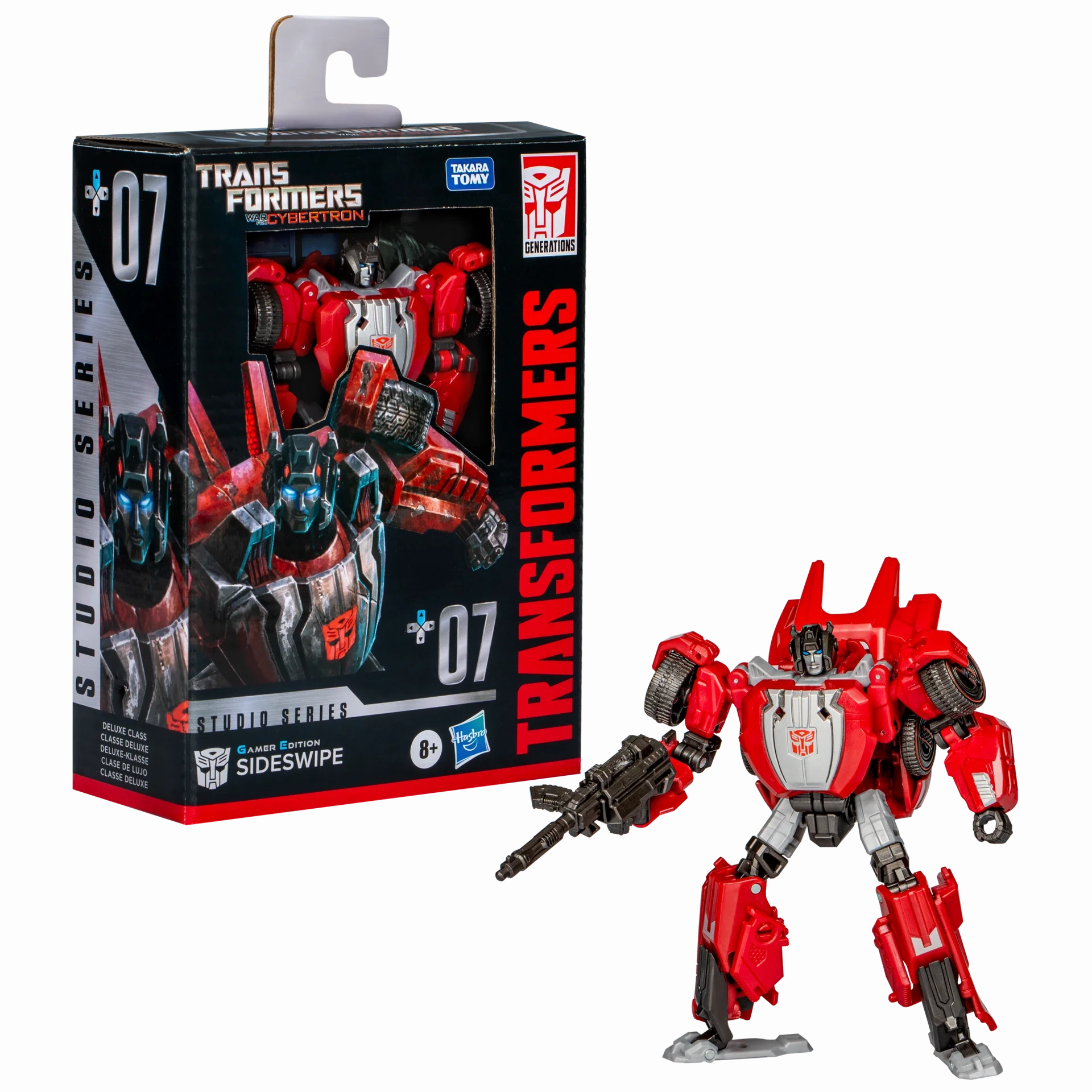 Transformers Studio Series Deluxe Transformers: War for Cybertron 07 Sideswipe Logical Worker