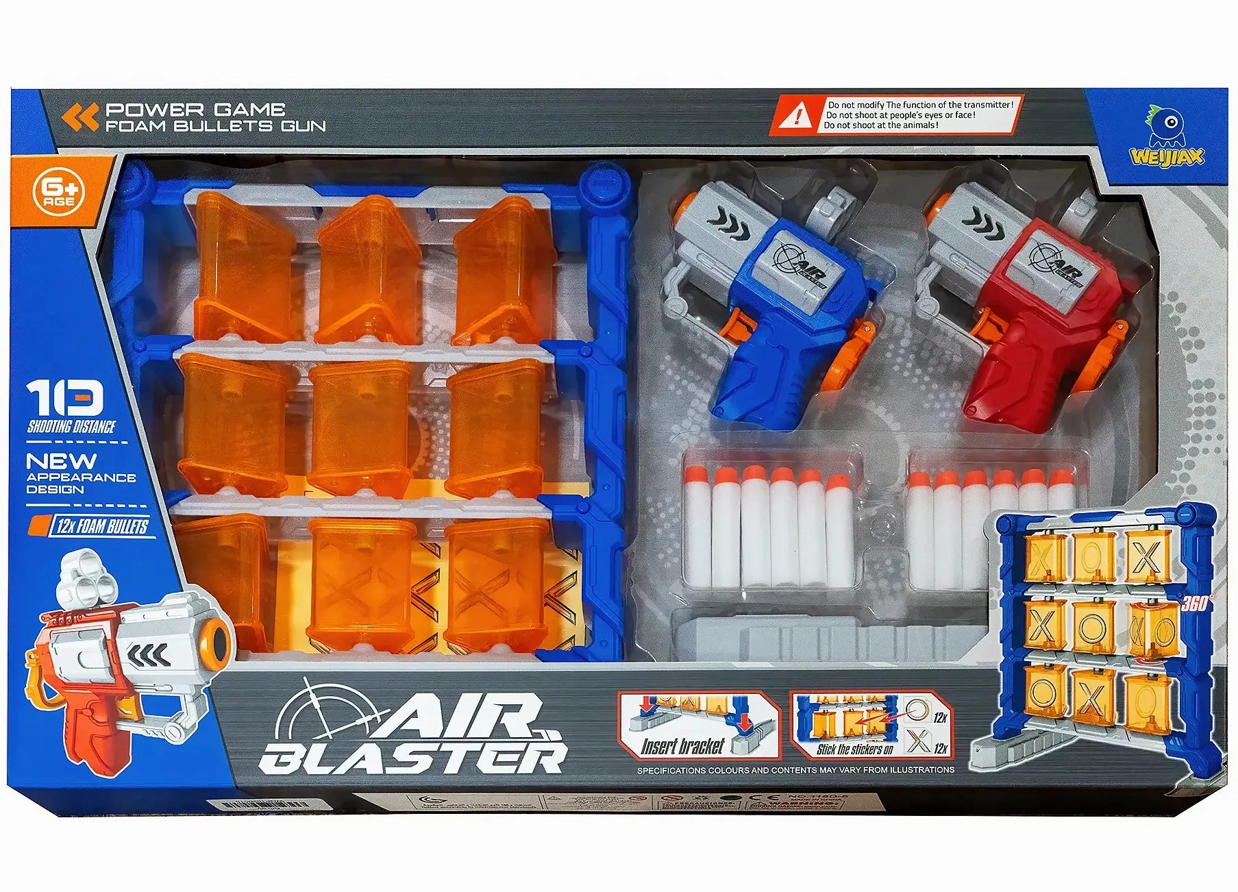 Air Blaster 2-Pack Manual Soft Bullet Toy Gun Set Mystical Figures