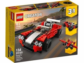 Detailed Model LEGO CREATOR 3in1 31100 Sports Car Toy Building Kit