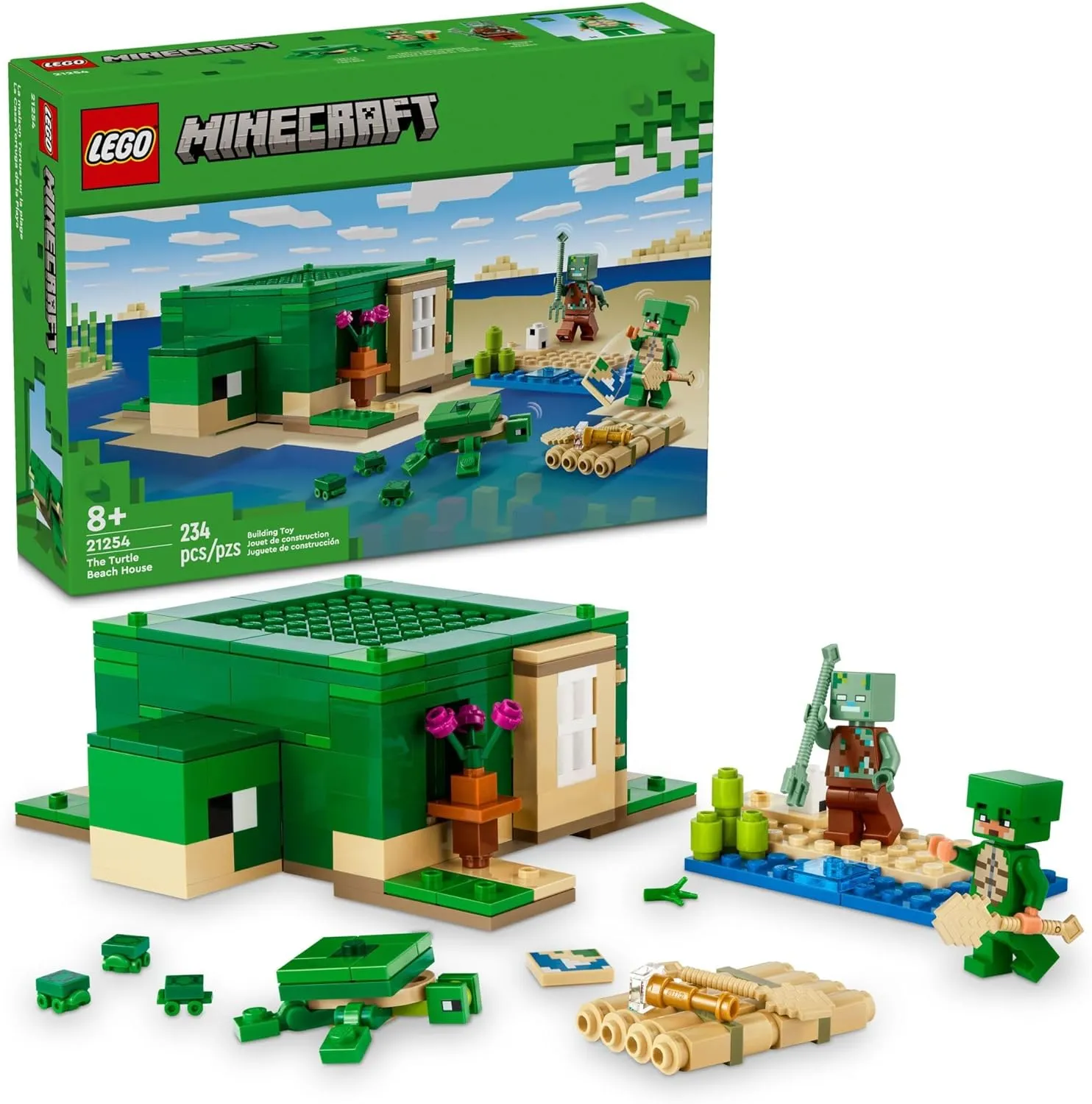 Lego 21254 - Minecraft The Turtle Beach House Mystical Ornaments Mysterious Supplies