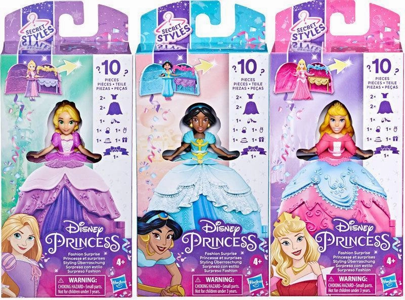 Display Figure Loyal Customer Disney Princess Secret Styles Fashion Surprise - Assorted