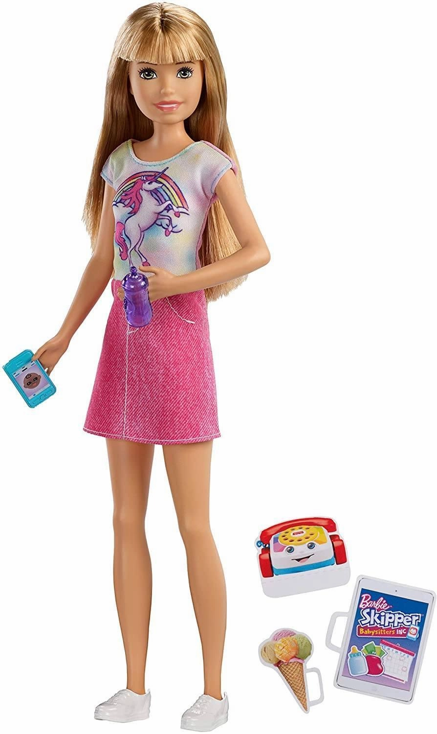 Full Set Hobbyist Community Barbie Skipper Babysitters Doll and Accessories, Multi-Colour
