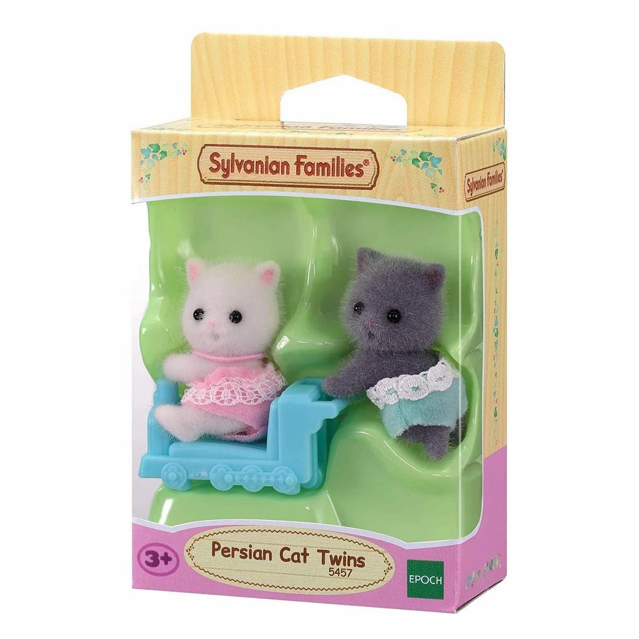 Sylvanian Families Persian Cat Twins Art Toy Ancient Sculpture