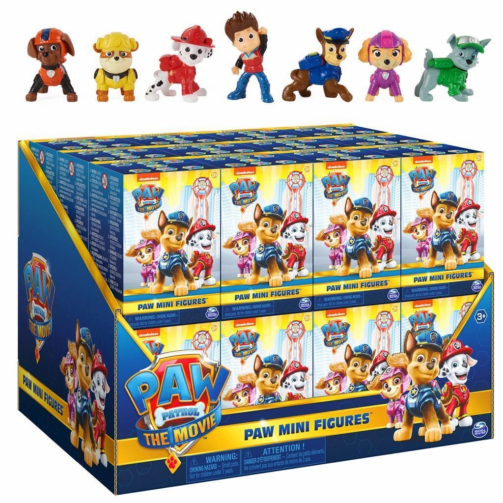 Small Sculpture PAW Patrol Movie Surprise Mini Figures - Assorted