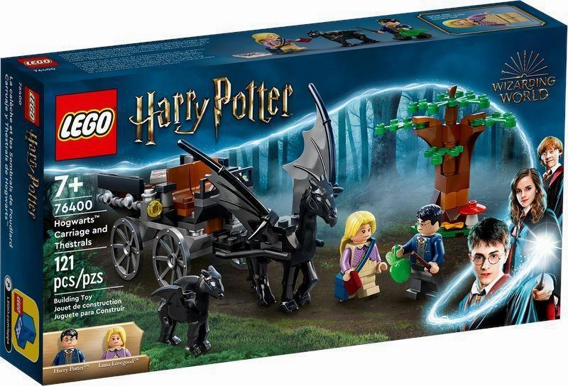 Designer Art LEGO HARRY POTTER 76400 Hogwarts Carriage & Thestrals Toy