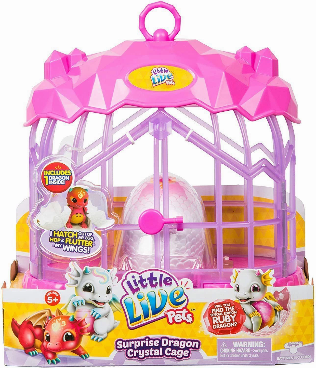 Little Live Pets Surprise Dragon Crystal Cage Contemporary Home