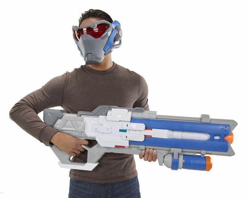 Nerf Overwatch Soldier: 76 Nerf Rival Blaster and Targeting Visor Forest Creature