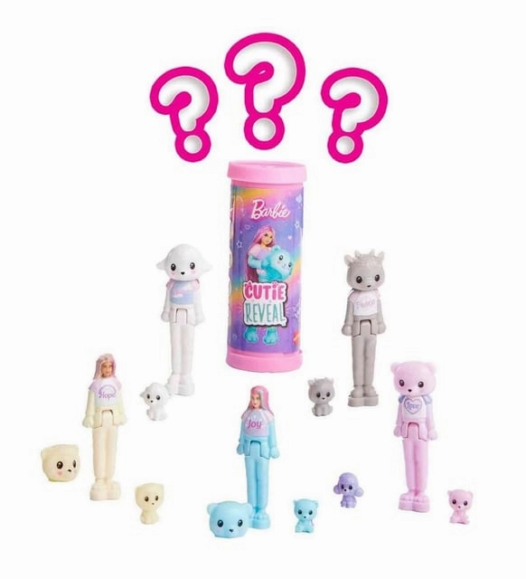 Mini Barbieland Colour Reveal Dolls - Assorted Fantasy Statue Seasonal Decor