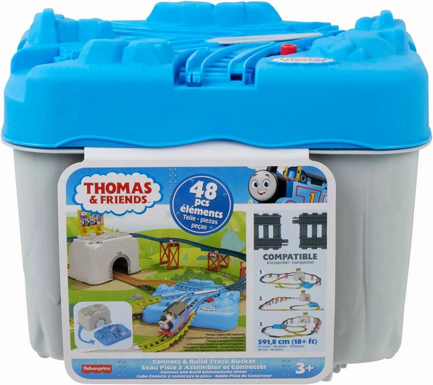 Samurai Figure Animation Series Thomas & Friends Connect and Build Track Bucket