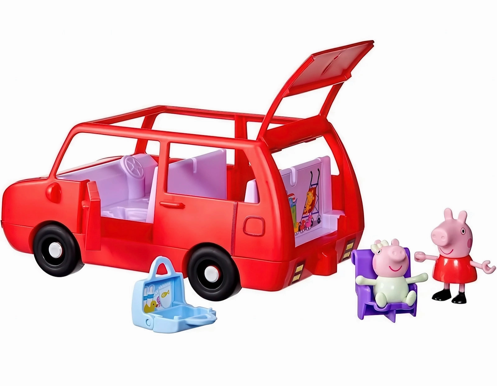 Peppa Pig Peppas Large Family Car Playset - Red Magical Creature Folk Art