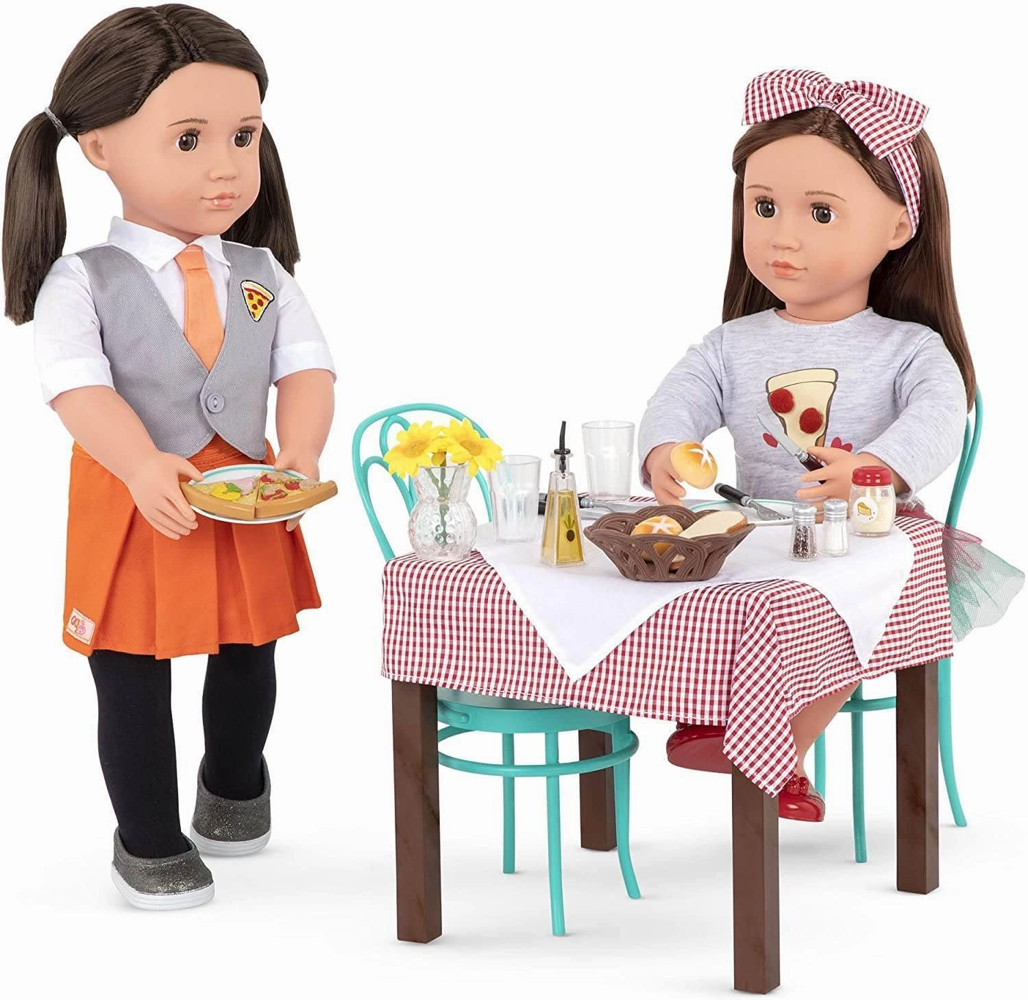 Rococo Sculpture Our Generation Dining Table & Chairs Furniture Set