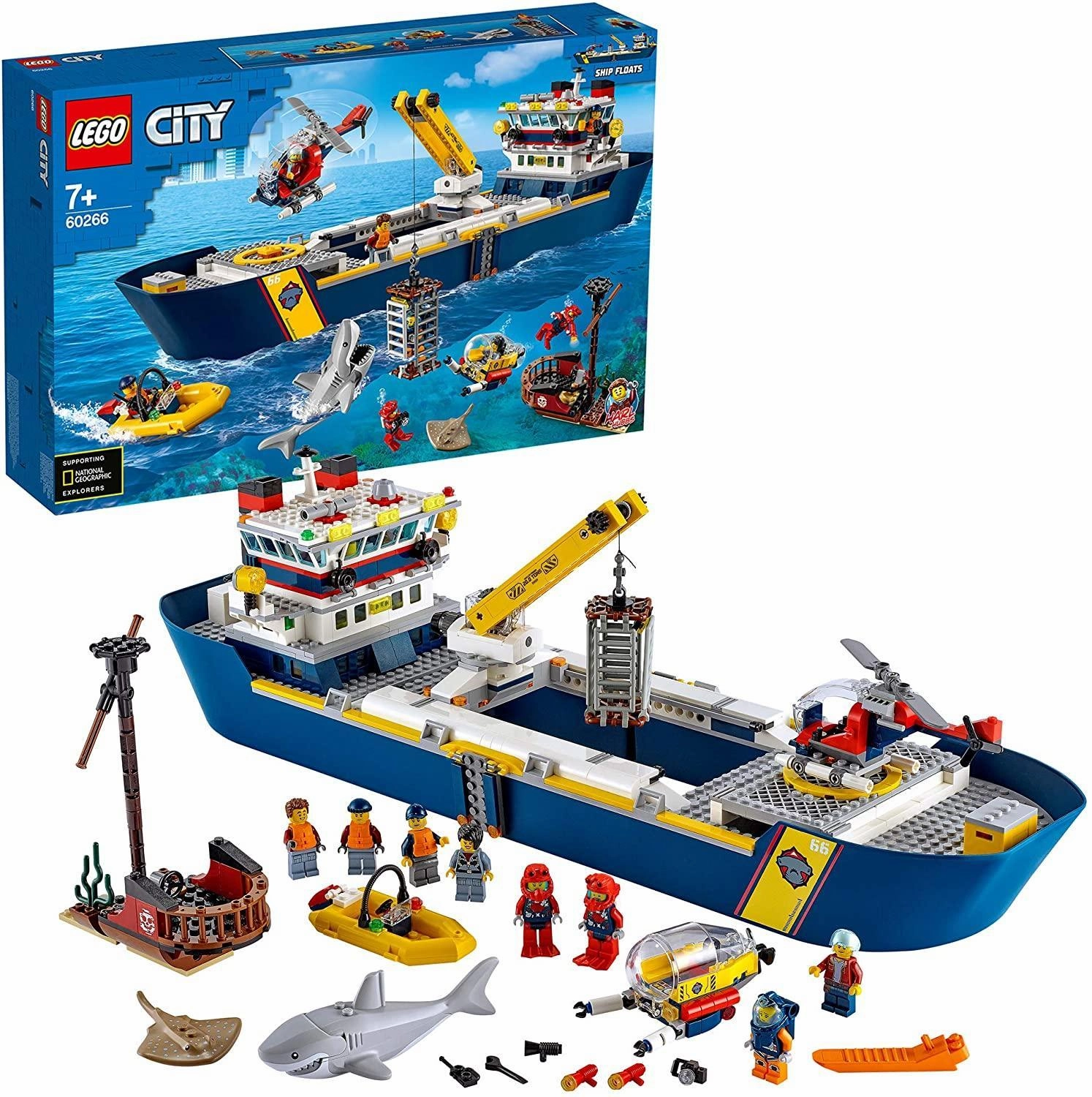 LEGO CITY 60266 Ocean Exploration Ship Narrative Display