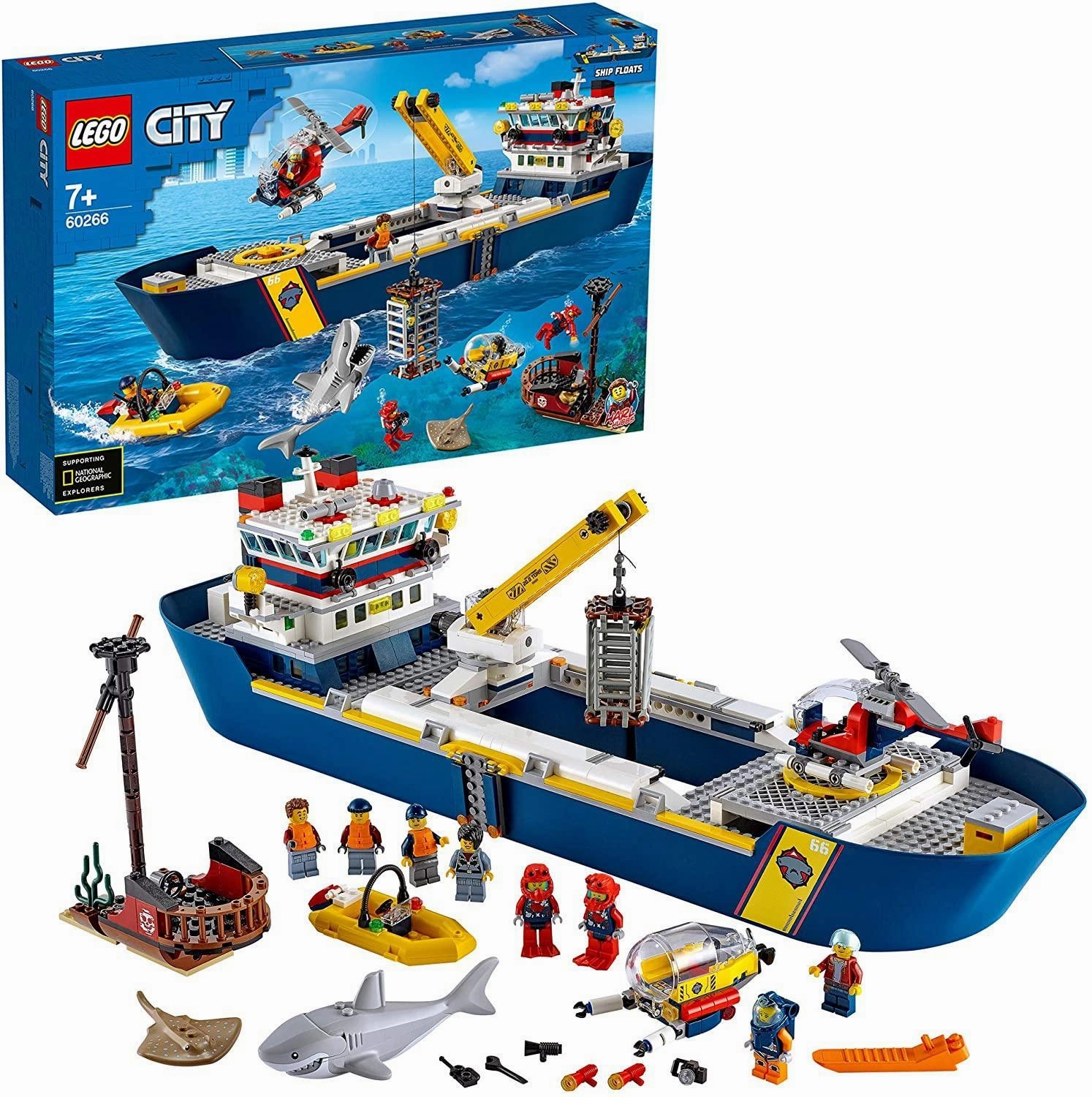 LEGO CITY 60266 Ocean Exploration Ship Photo Opportunity