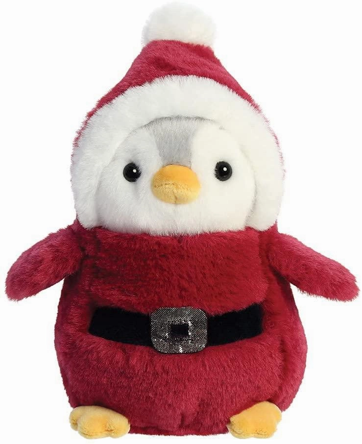 AURORA PomPom Penguin Santa 7-inch Soft Toy Creepy Accessories Wicked Supplies