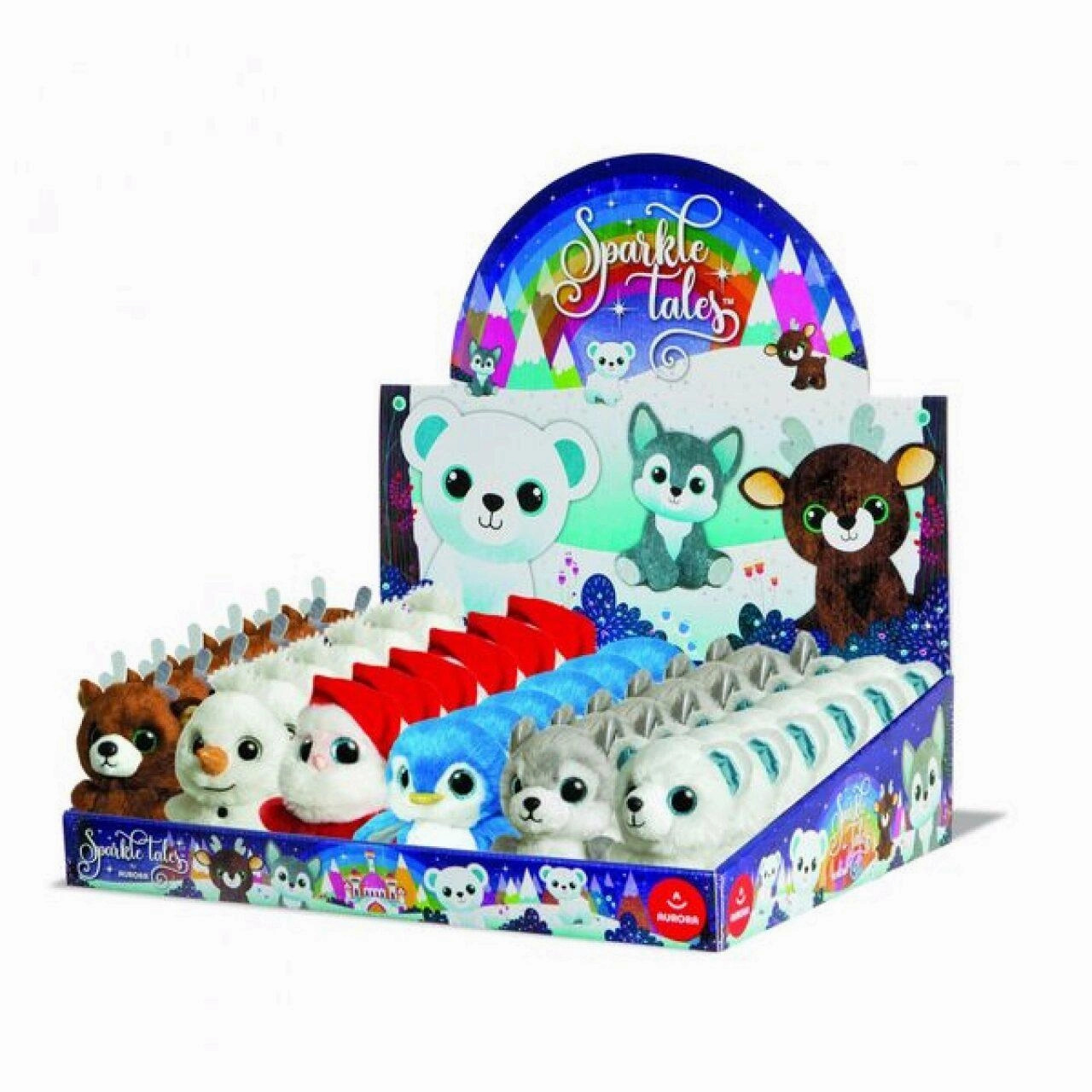 AURORA Sparkle Tales Mini Winter 10cm Soft Toy - Assorted Playful Treats Monster Designs