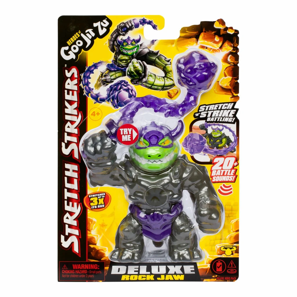 Heroes of Goo Jit Zu Stretch Deluxe Hero Figure - Rockjaw Heritage Collection
