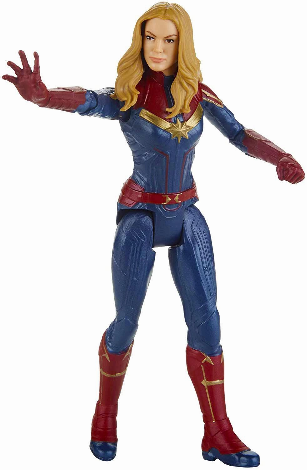Avengers Marvel Endgame Captain Marvel 6-inch Scale Figure Mid Century National Symbol