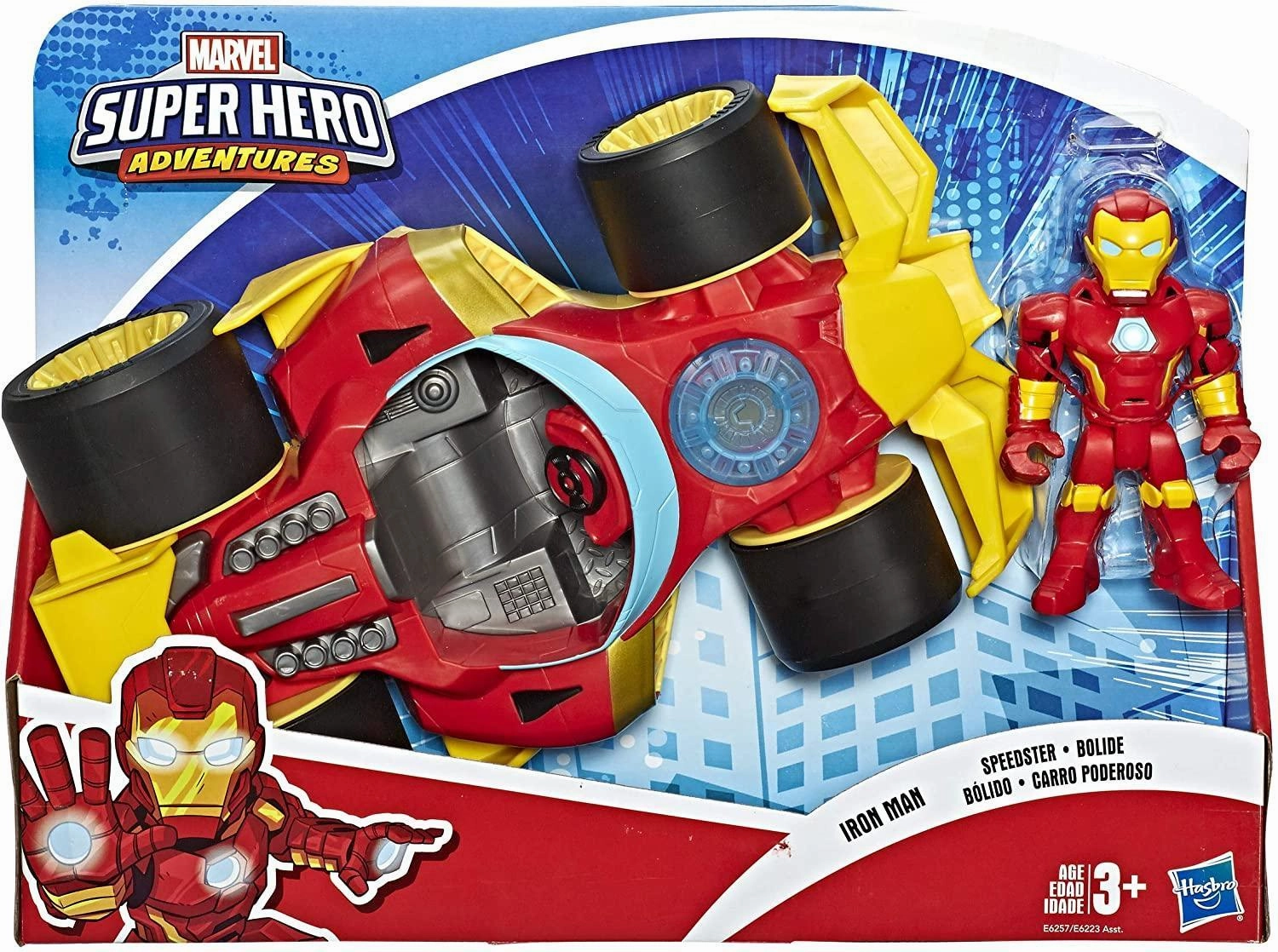 Playskool Heroes Marvel Super Hero Adventures Iron Man Speedster Cute Feature