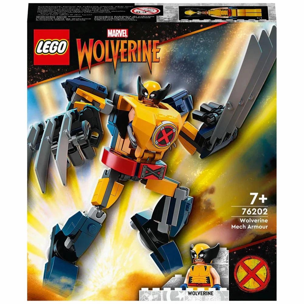 LEGO MARVEL 76202 Marvel Wolverine Mech Armour Action Figure Set DC Comics