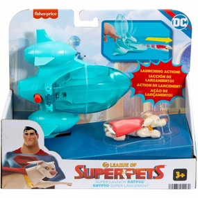 Fisher-Price DC League Of Super-Pets Super Launch - Krypto Mini Insignia