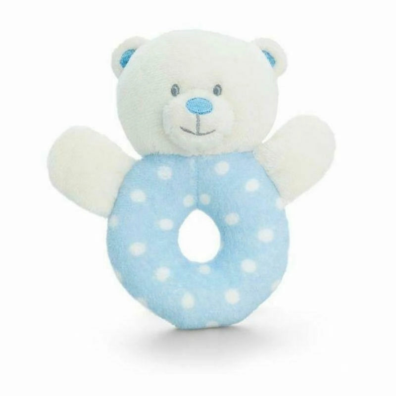 Baby Keel SN0769 Baby Bear Ring Rattle 12cm - Boy Special Release
