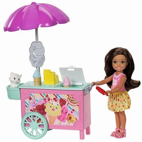 Modern Art Cult Classic Barbie Club Chelsea Doll and Ice Cream Cart FDB33