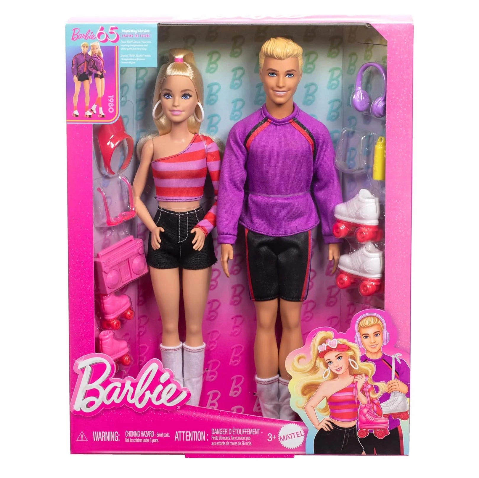 Barbie Fashionistas with Barbie & Ken 65th Anniversary Collectible Set Wedding Topper PC Game