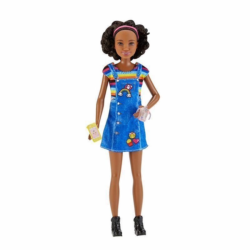 Kitchen Decor Barbie FHY91 Skipper Babysitter Doll with Phone & Baby Bottle