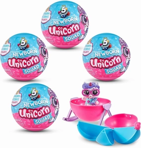 5 Surprise Unicorn Squad Mystery Collectible Capsule Graffiti Figure Rubber Toy
