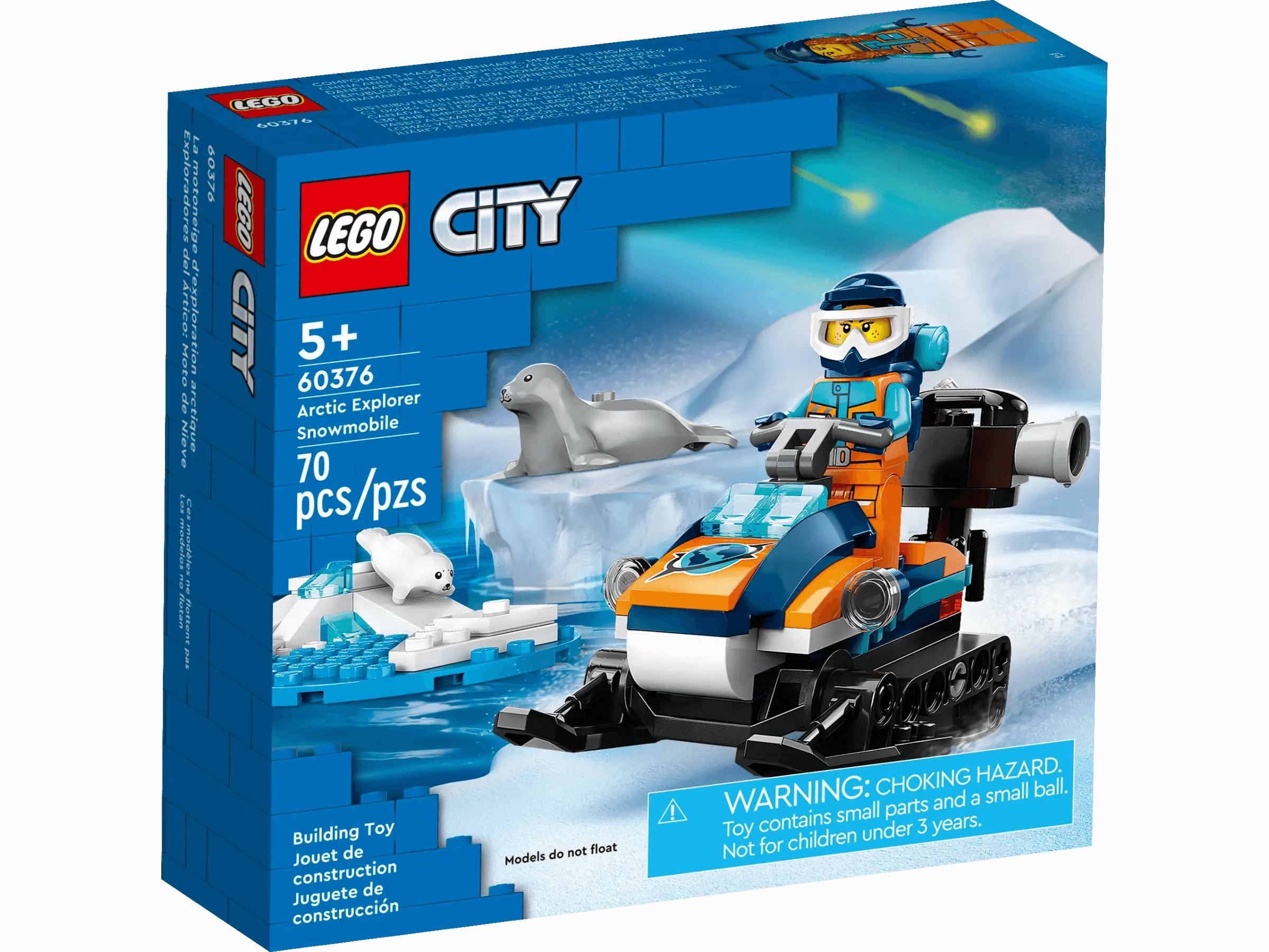 Art Toy LEGO CITY 60376 Arctic Explorer Snowmobile