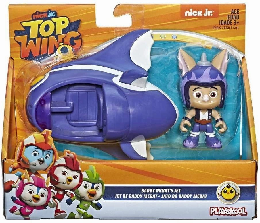 Rare Find DIY Model Top Wing Rod Mini Racer Figure with Attached Vehicle