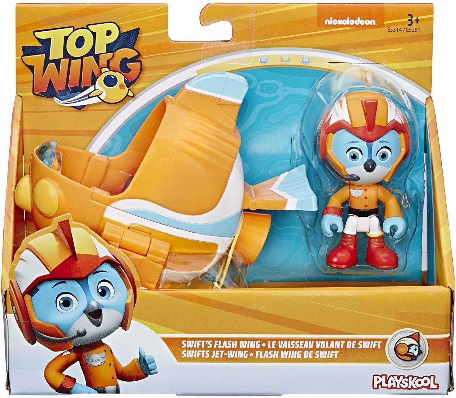 Series Collection Creature Model Top Wing Rod Mini Racer Figure with Attached Vehicle