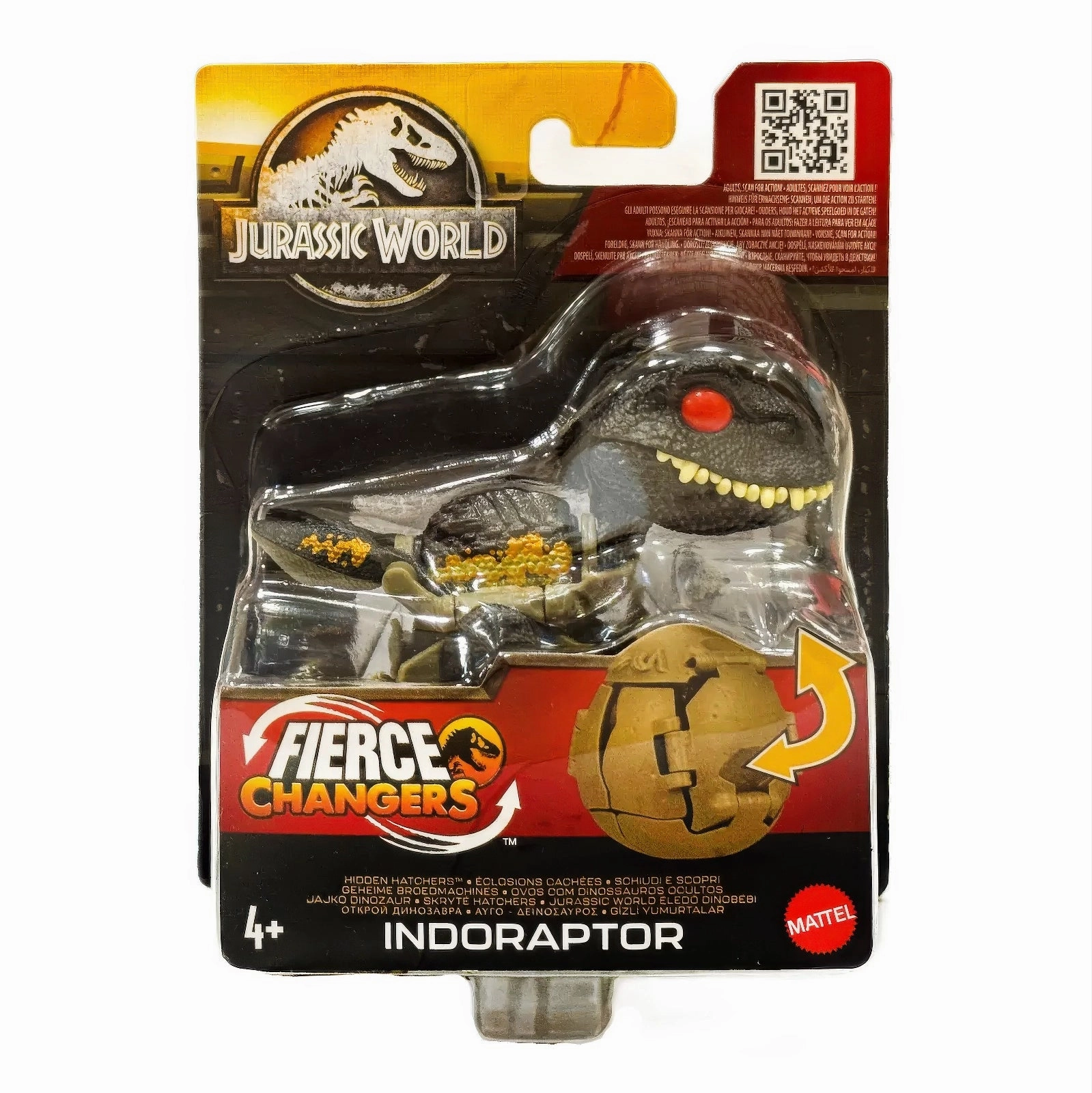 Jurassic World Hidden Hatchers Transforming Dinosaur Figures - Assorted app connected