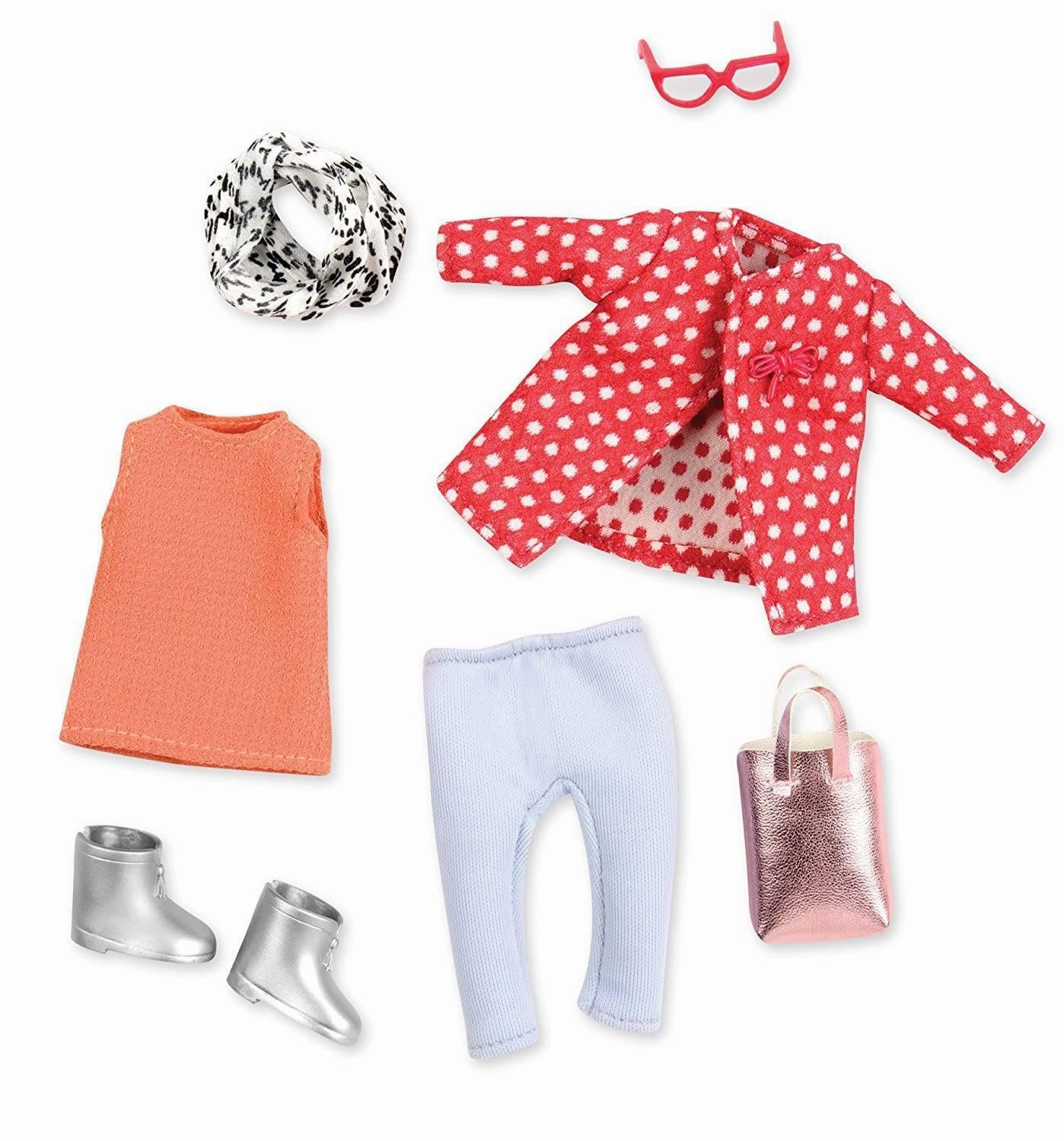 Diorama Accent LORI Pretty in Patterns Outfit for 6-inch Doll LO30014Z