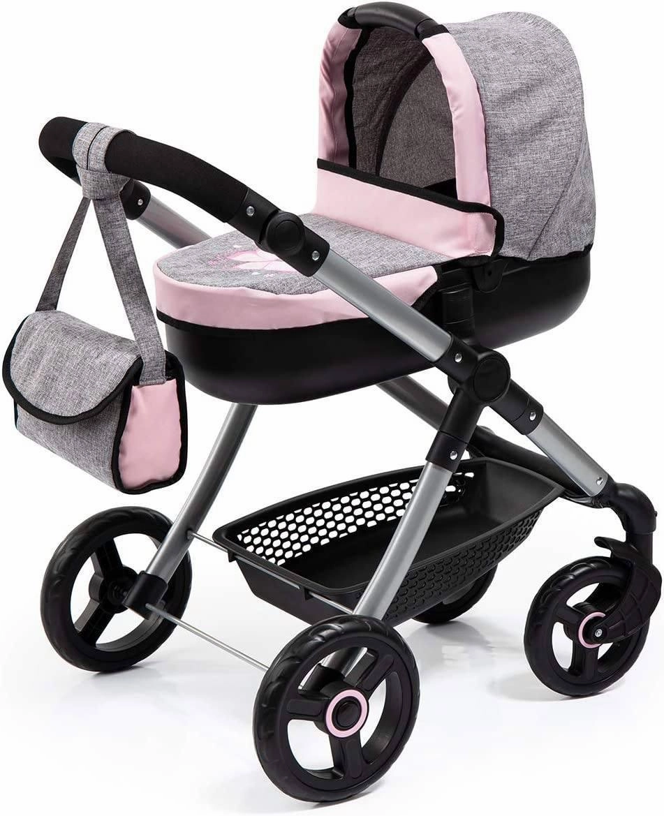 Bayer Design Doll's Pram Style with Attachable Doll Bag Press Worthy