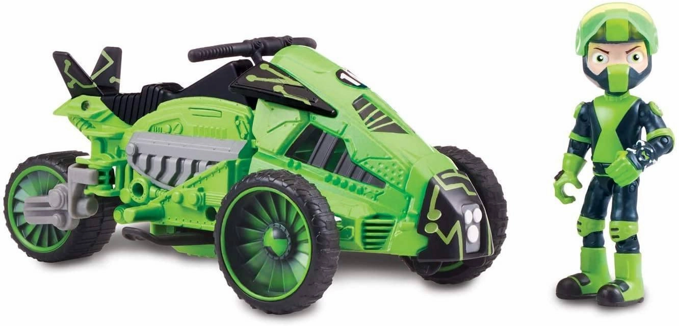 Ben 10 BEN48000 Flair Ben's Transforming Omi-Cycle Small Case Little Motor