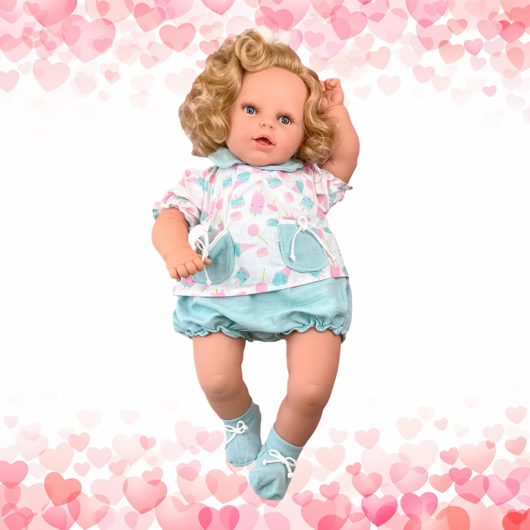 Underground Scene Berjuan 30082 My Baby Girl Unicorn Long Hair Doll 60cm