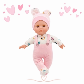 Top Rated Berjuan 6145 My First Baby Susu Crying Doll 30cm - Pink