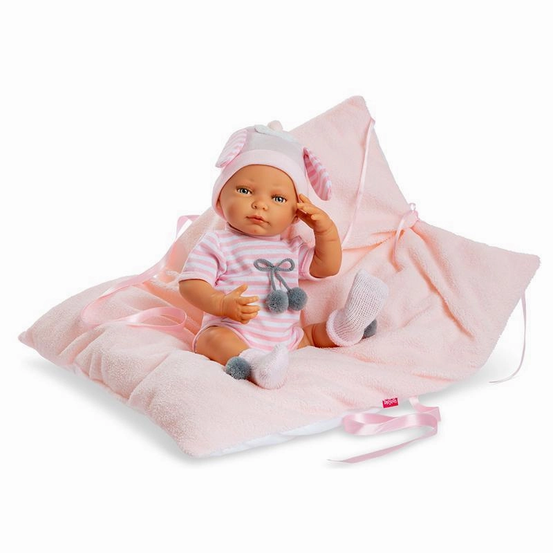 Berjuan 8101 New Born Special Baby Doll 45cm - Pink Business gift