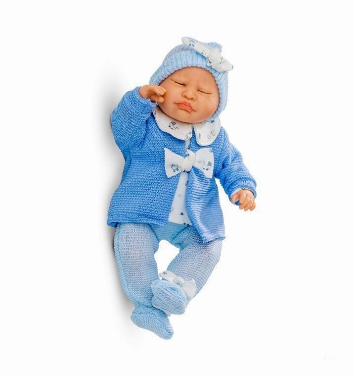 Plush Companion Berjuan Doll 0901 Baby Dormilon 40cm Blue
