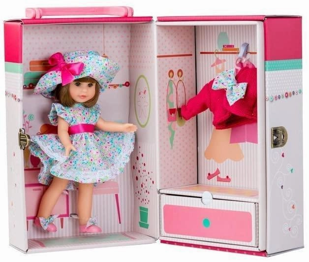 Berjuan Doll 1012 Irene Morena Cabinet and Dress 22 cm, Pink YouTube Background Model Kit