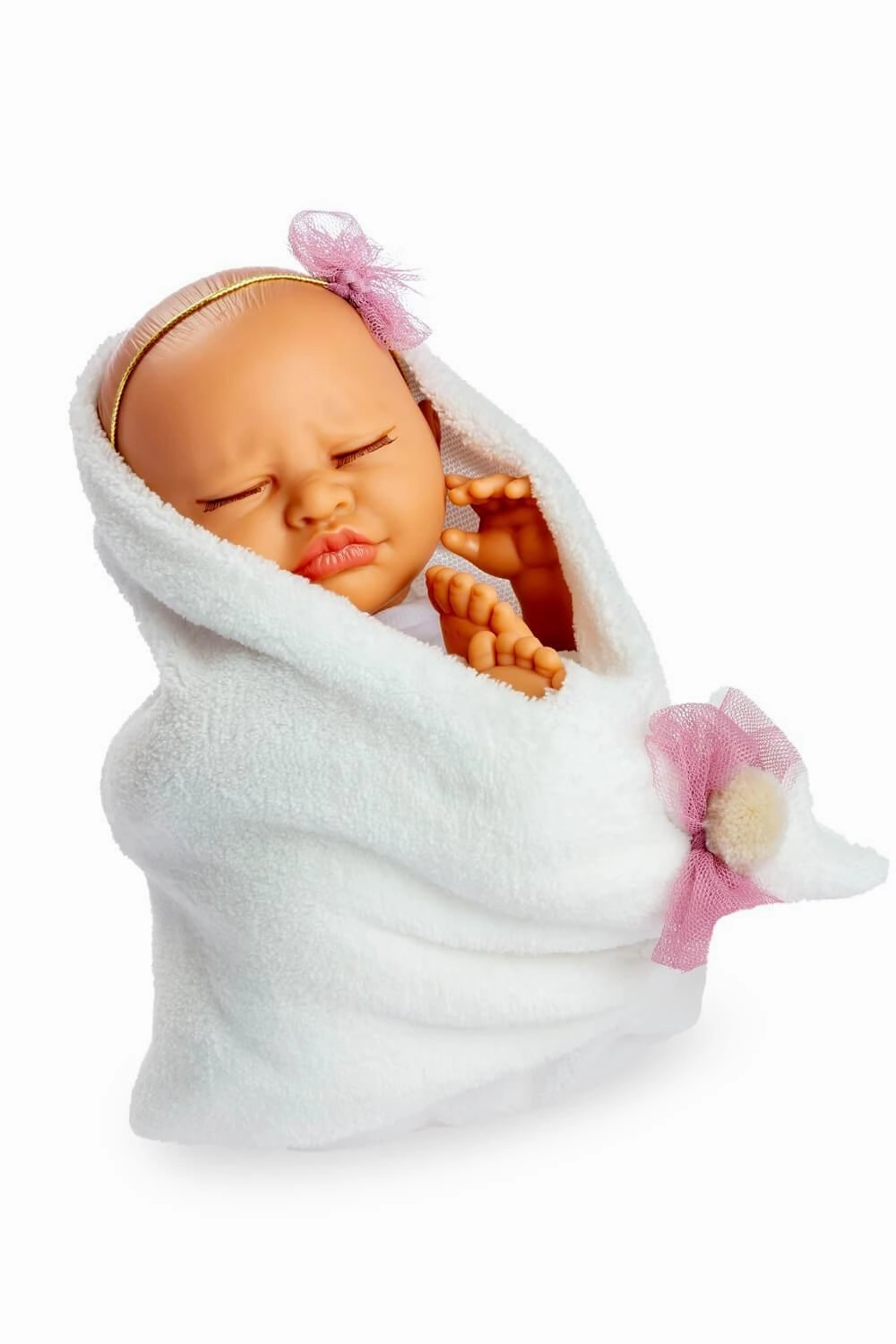 Berjuan Musical Baby Poppy Doll 38cm With Lights & Sounds High Quality